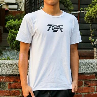 TGF 高質感潮流素T (亮白)  高磅數厚棉/舒適/潮流/質感/俐落
